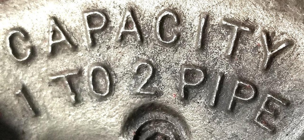 Reed No 102 Quick-Set Pipe Threader Pipe Capacity 1" - 2"