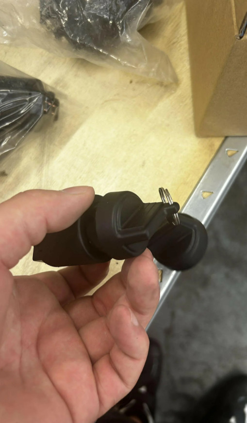 Agrotk Ignition Switch for H12 Mini Excavator Replacement w/ 2Keys