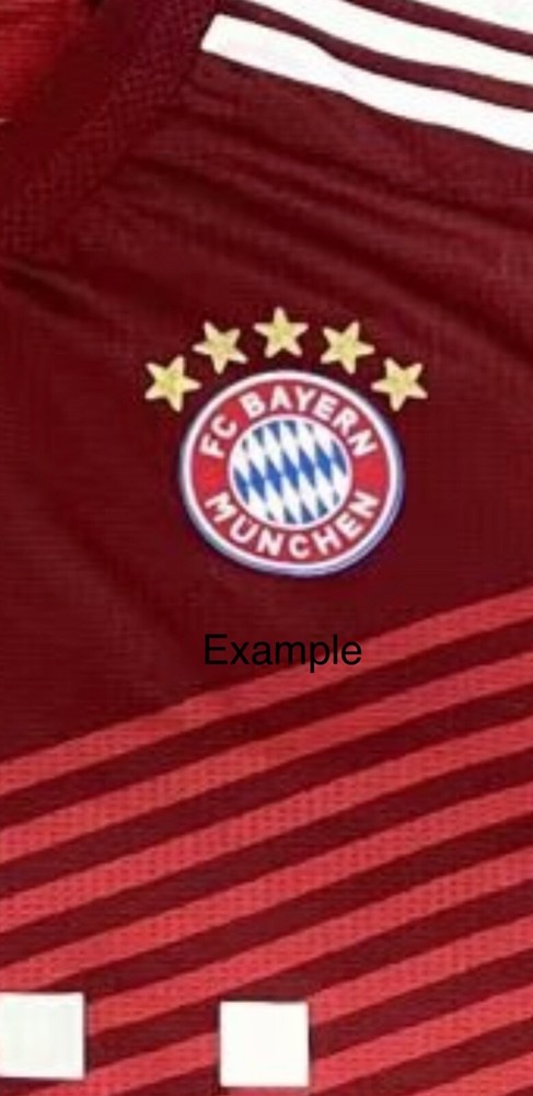 FC Bayern Munchen Munich Patch Iron On Player Version Crest Badge 5 Stars