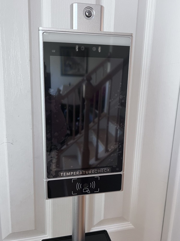 TC-Prevent + Floor Stand Face Recognition Touchless Temperature Kiosk
