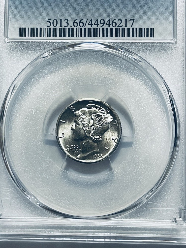 1938-D Mercury Dime PCGS MS66FB