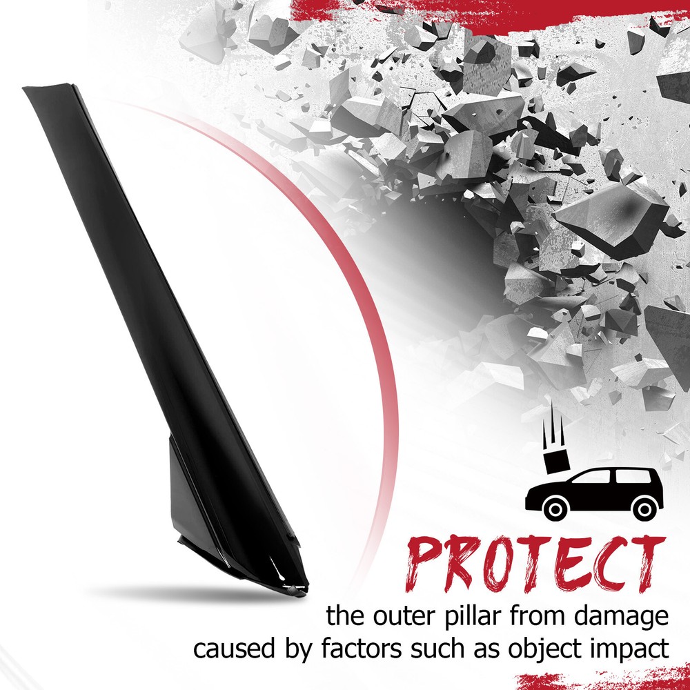 Right Side Windshield A-Pillar Molding INNER OUTER Trim For 11-19 Ford Explorer