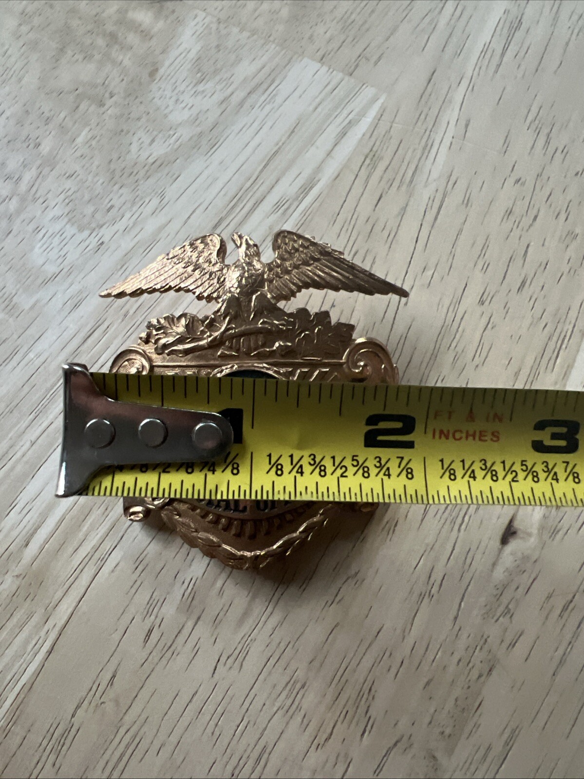 Vintage Double Screwback Special Hat Pin