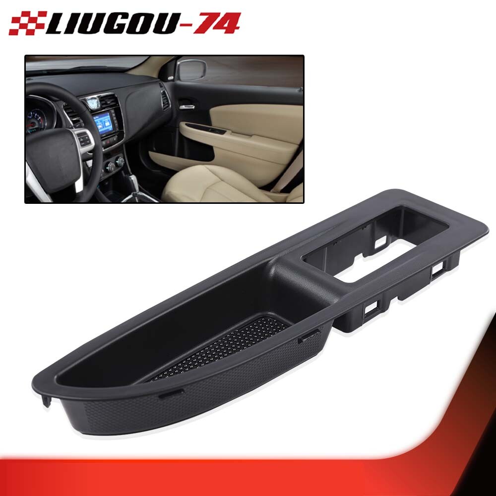 Front Passenger Door Window Switch Bezel Fit For 2011-14 Dodge Avenger Chrysler