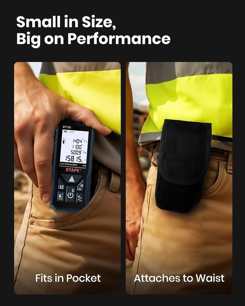 High-Accuracy Laser Measure 330ft Range