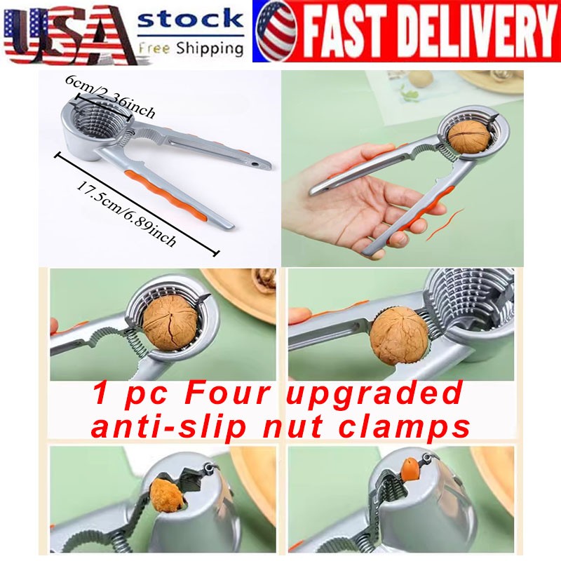 1PC non-slip walnut cracker plier strong nut opener tool walnuts hazelnuts