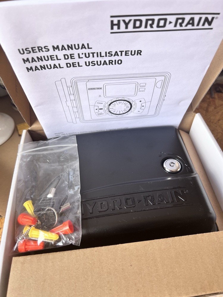 Hydro-Rain Indoor Outdoor Irrigation Controller & Timer 9 Stations HRC-100C