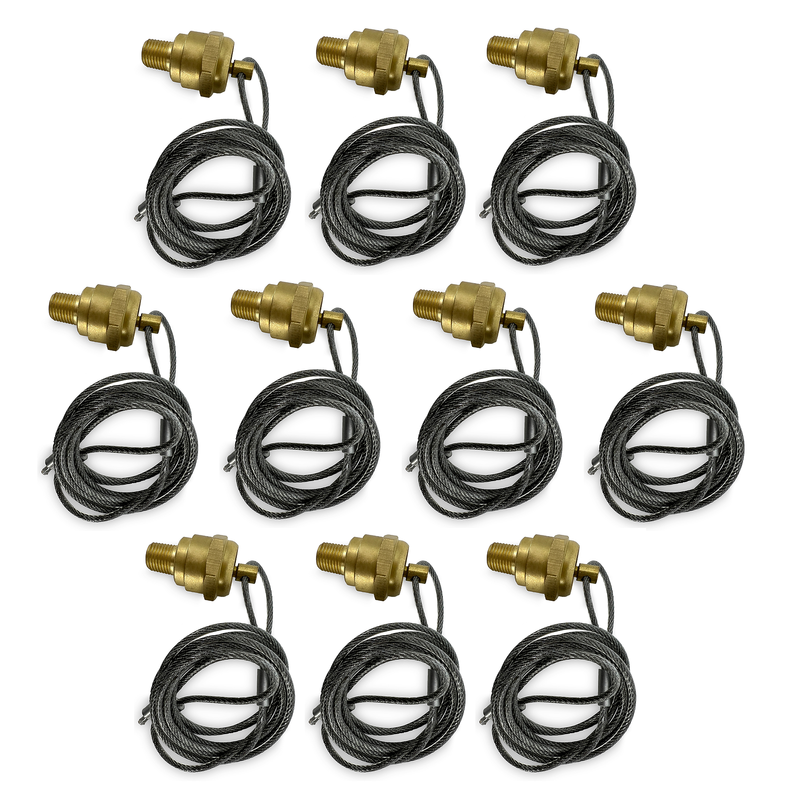 10x Air Tank Drain Valve with 5 ft cable fits All Trucks Replaces Haldex 12105