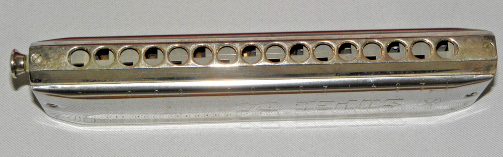HOHNER SUPER 64 CHROMONICA Harmonica w/ original case Made in Germany