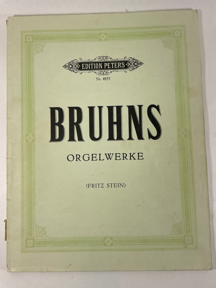 Bruhns, Nicolaus  Orgelwerke