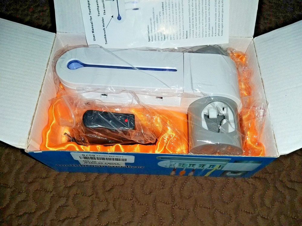 Antibacterial 2 in 1 Light Ultraviolet Toothbrush Sterilizer - Automatic Toot