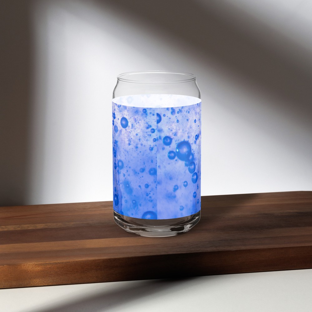 Macro Bubble Can-shaped glass