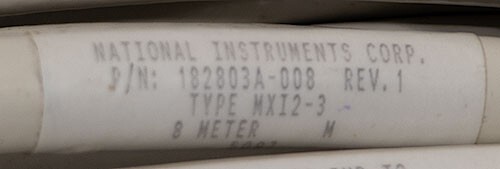 National Instruments PN: 182803A-008 8 meter MXI2-3 DAQ Cable