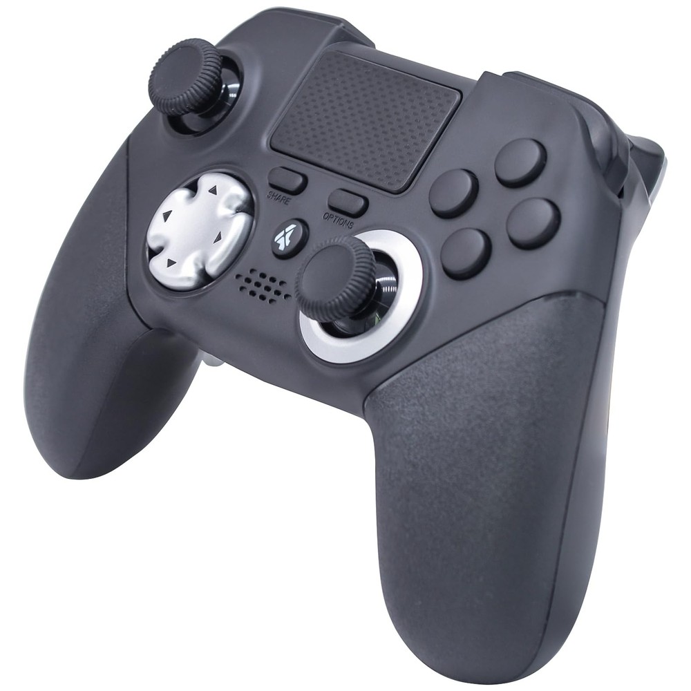 Aieloar Wireless Elite Controller for PS4, Modded Game with Black