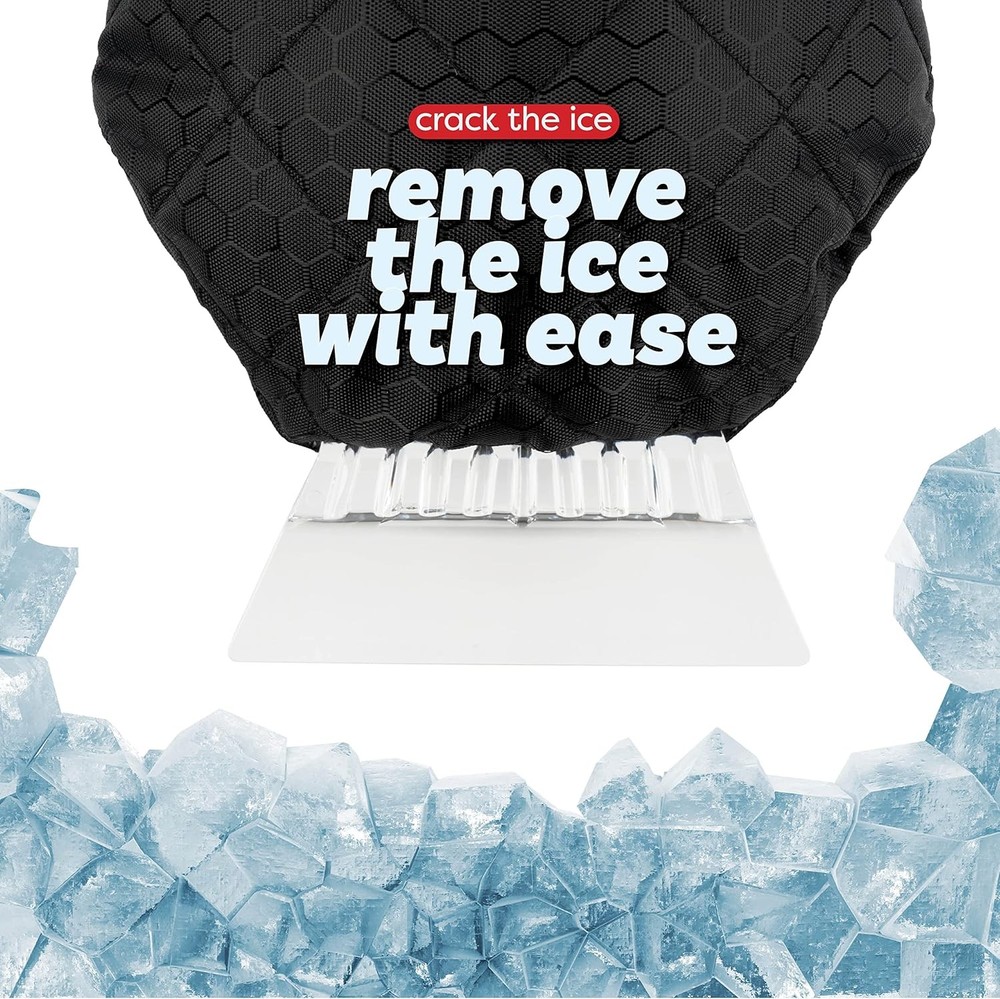 Ice Scraper with Glove, Windproof Snow Removal Tool