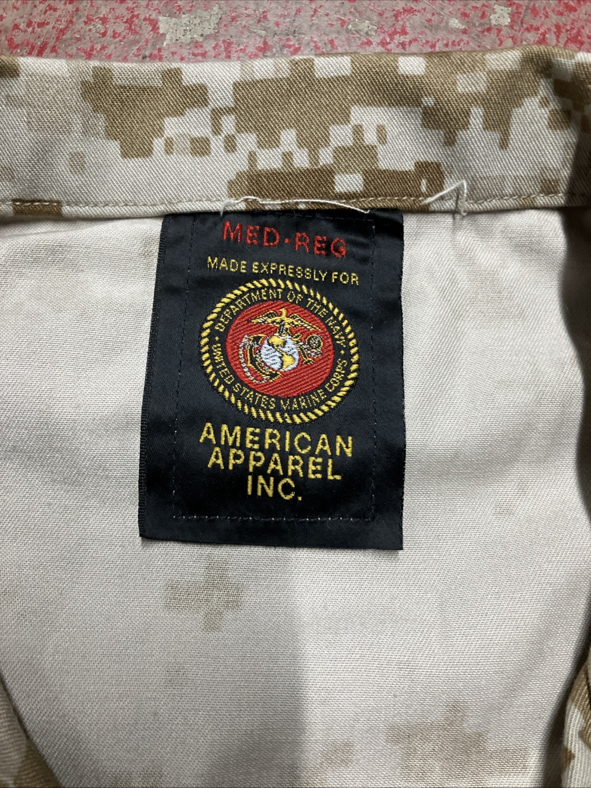 USMC DESERT MARPAT UNIFORM BLOUSE-MEDIUM REGULAR