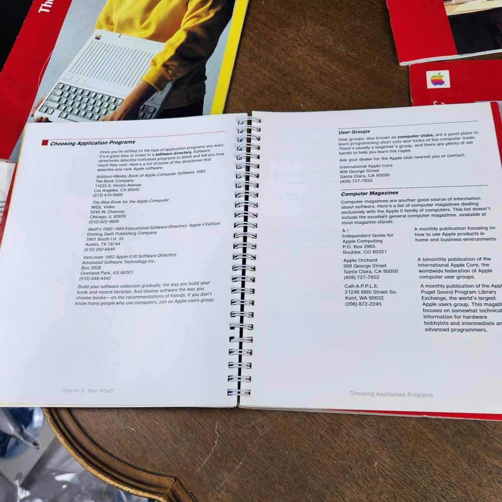 Apple IIc Computer Manual Lot Original Guides System Utilities Joystick Setup