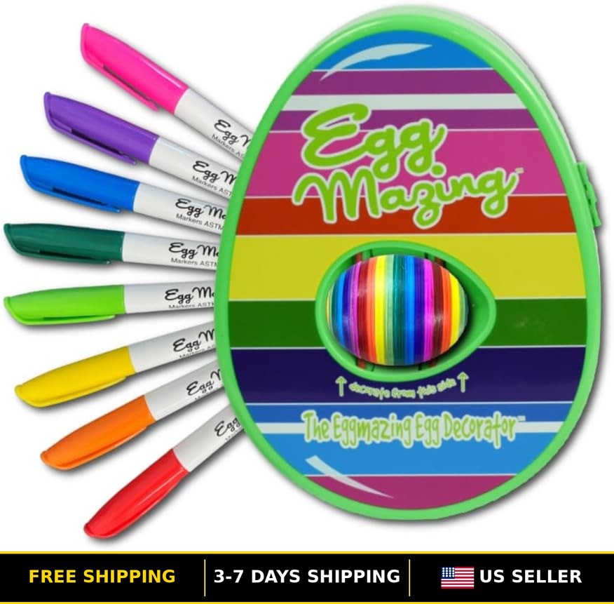 Easter Egg Decorating Kit - DIY Arts and Crafts Set for Creative Fun