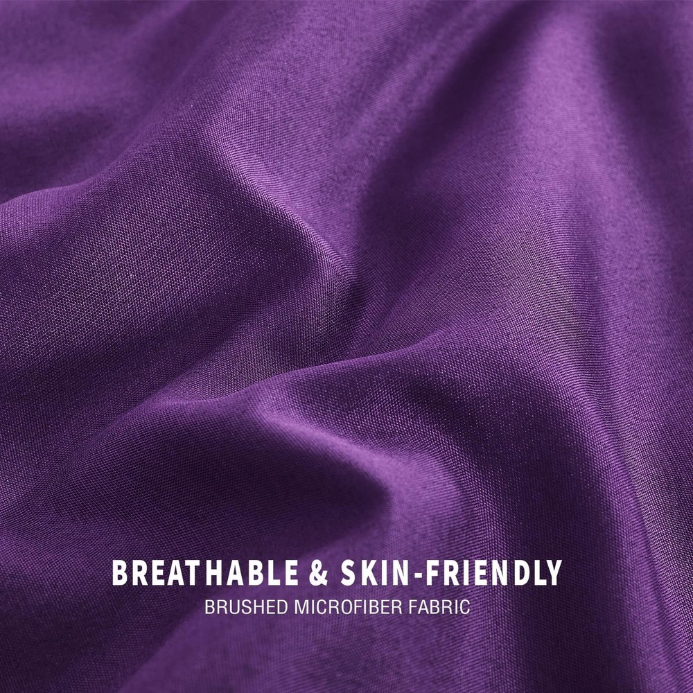 Lightweight Reversible Queen Size Comforter Set, Down Alternative Comforter w...