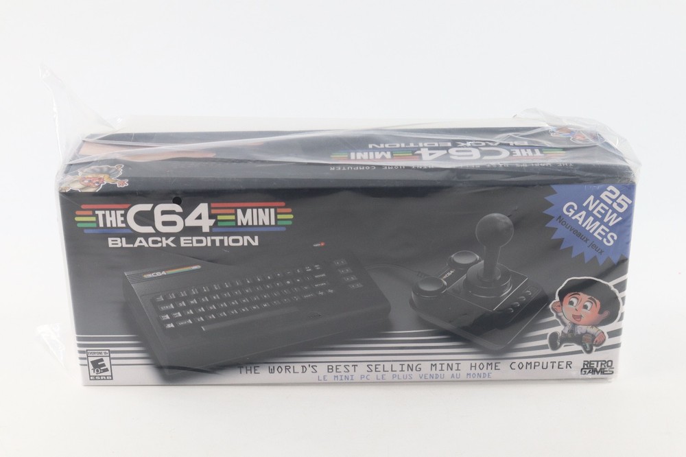 The C64 Mini Console Black Edition New Sealed