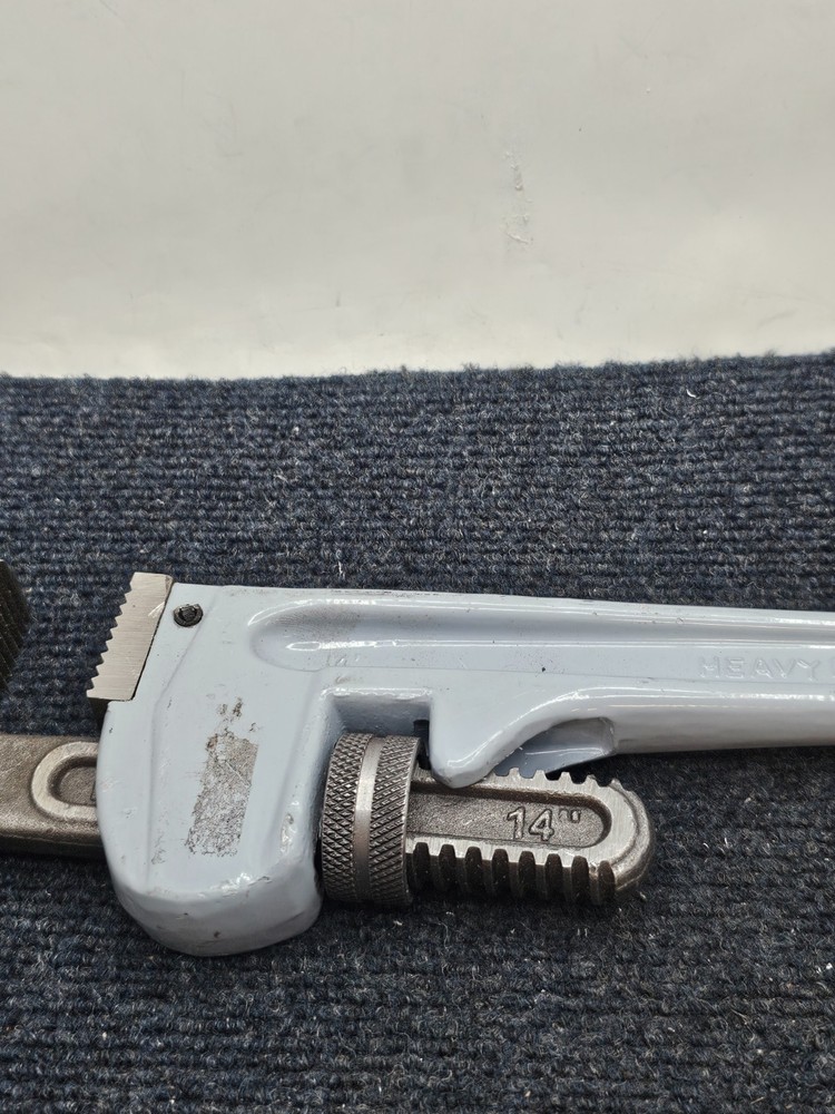 Adjustable Pipe Wrench 14" Heavy Duty Drop Forge Plumbing Tools