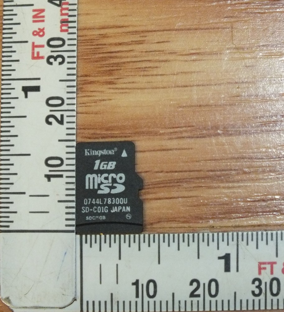 Genuine Kingston (SD-C01G) 1GB Micro SD Card Only *READ*