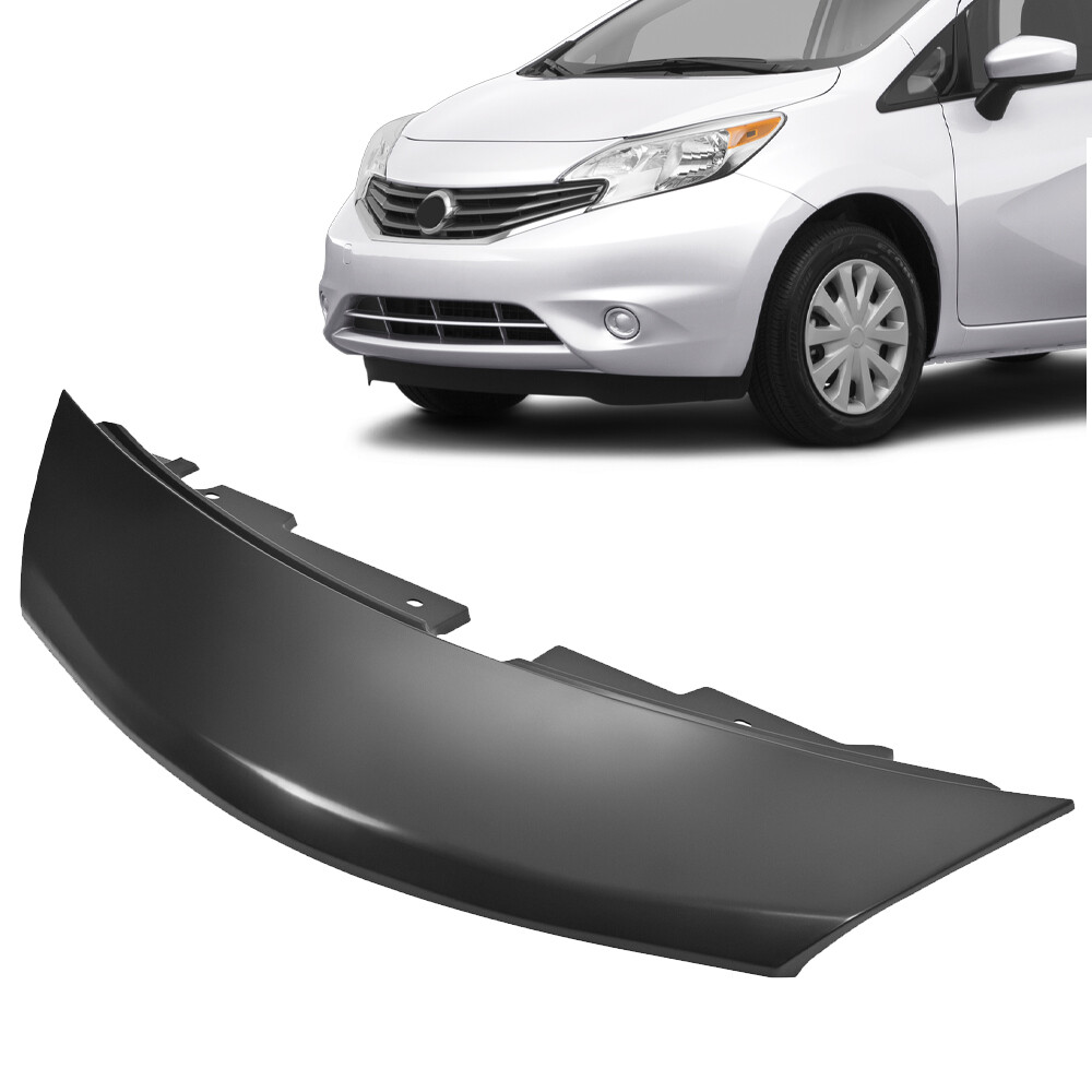 Front Upper Black Grille Cover Hood Molding ABS For 2014-2016 Nissan Versa Note
