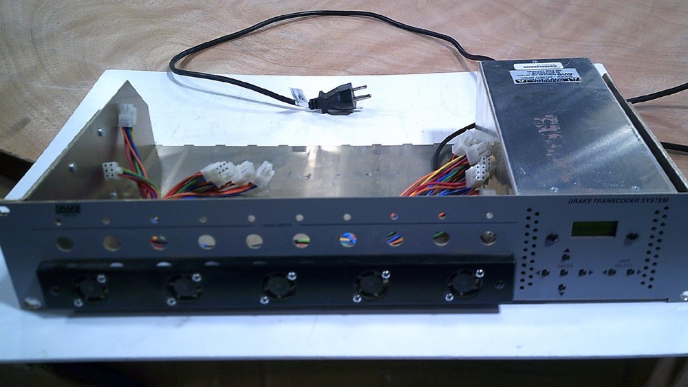 DRAKE RMT 150 TRANSCODER CHASSIS W/POWER SUPPLY