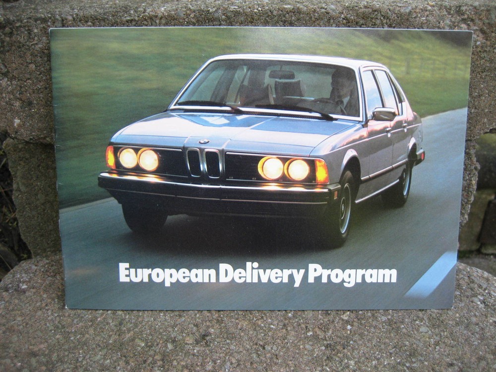 1978 BMW European Delivery Program Brochure