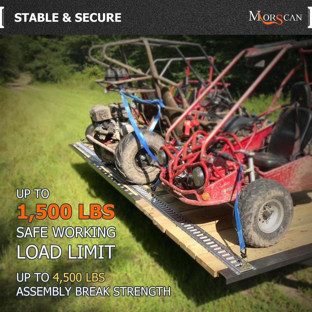 MorScan 10 Pack E-Track O-Rings General 10-Pack, 10-Pack Galvanized