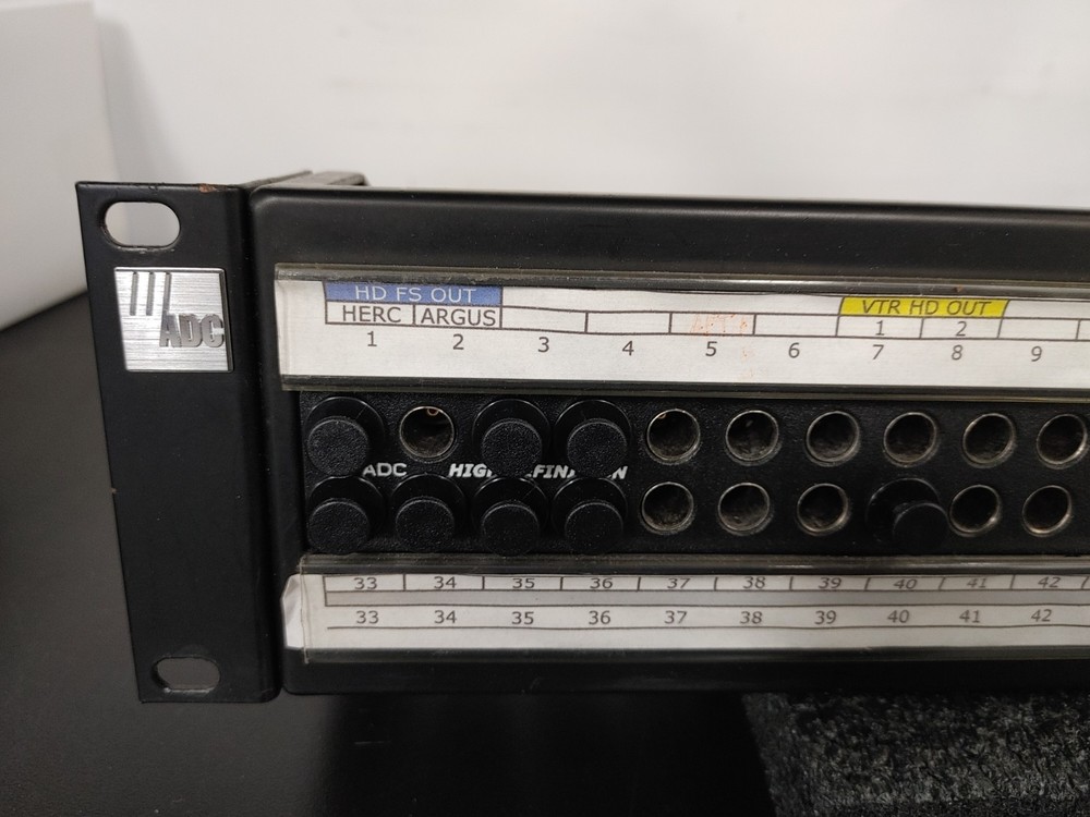 ADC Pro Patch PP2232RS-MVJT-BK High Definition Patch Panel Patchbay