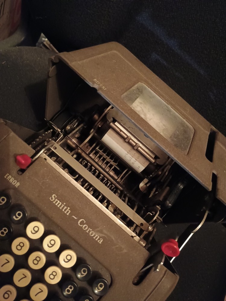 Vintage SMITH & CORONA Adding 1930s Machine K Model 1K41F ~ tested