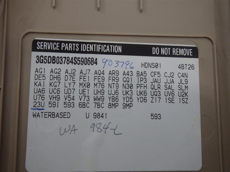 Buick Rendezvous 2004 Jack 6801507 3405