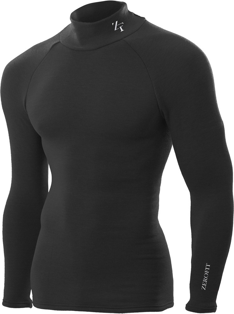 Zerofit Ultimate Heatrub Baselayer Top - Black