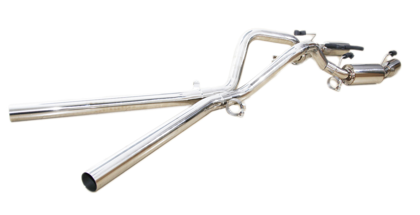 Fit Ford Mustang05-10 GT/07-10Shelby GT500 V8 Dual 4"Tip Muffler Catback Exhaust