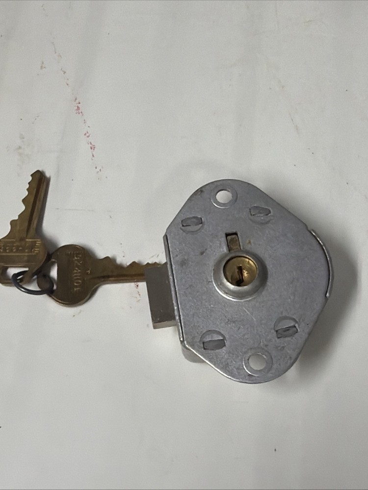 Master Lock 1710 Built-In Locker Lock, Key Type Different, Mounting Hole Dia.