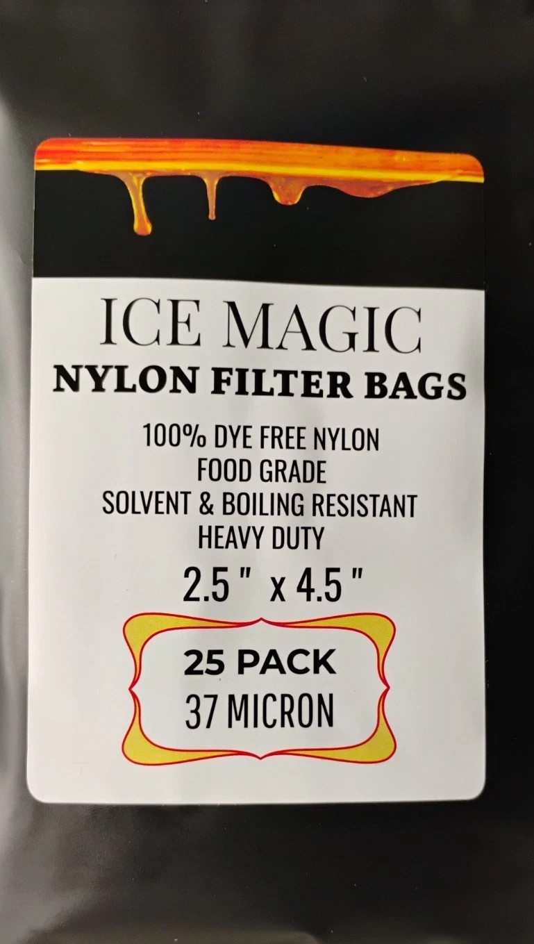 ICE MAGIC Nylon Mesh Rosin Filter Bags - 2.5" x 4.5" USA SELLER - FREE SHIPPING
