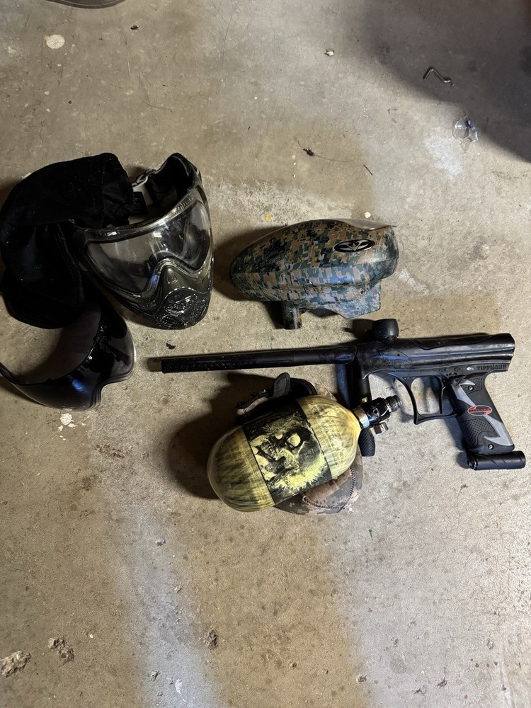 Tippmann Crossover Paintball Marker Mechanical/Electronic with Extras
