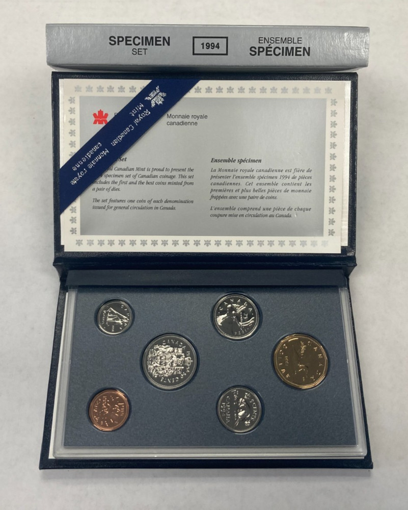 1994 Canada Specimen Coin Set