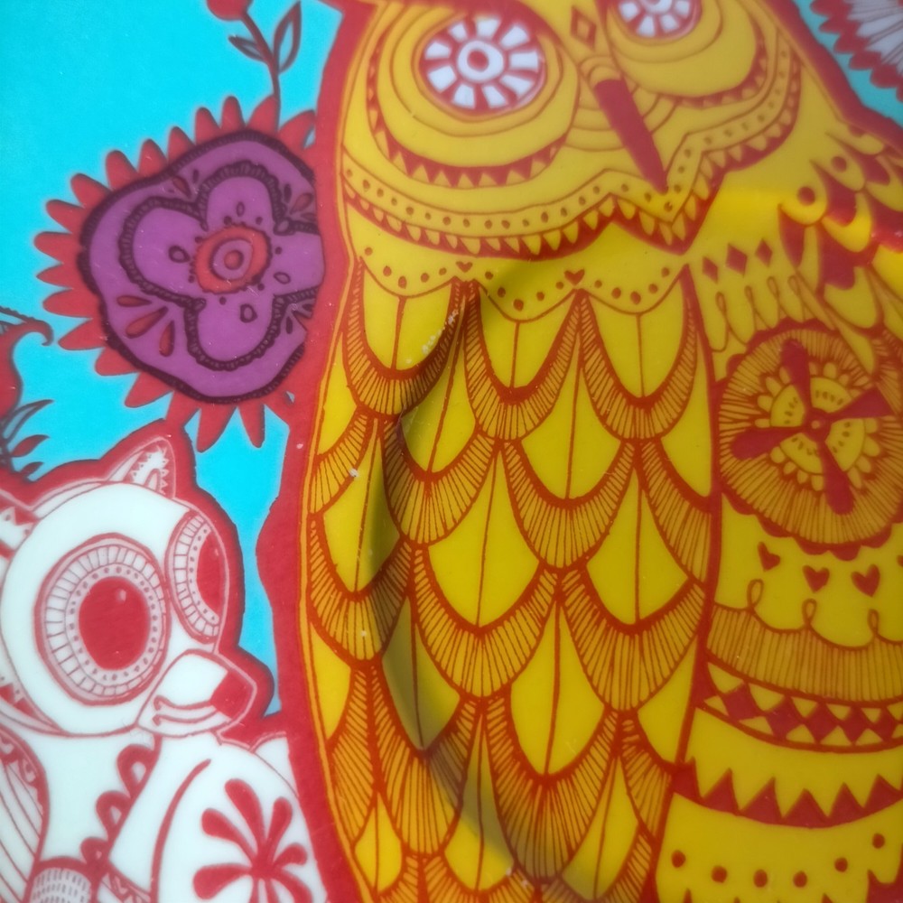 T2 Saucer Plate Owl Design
