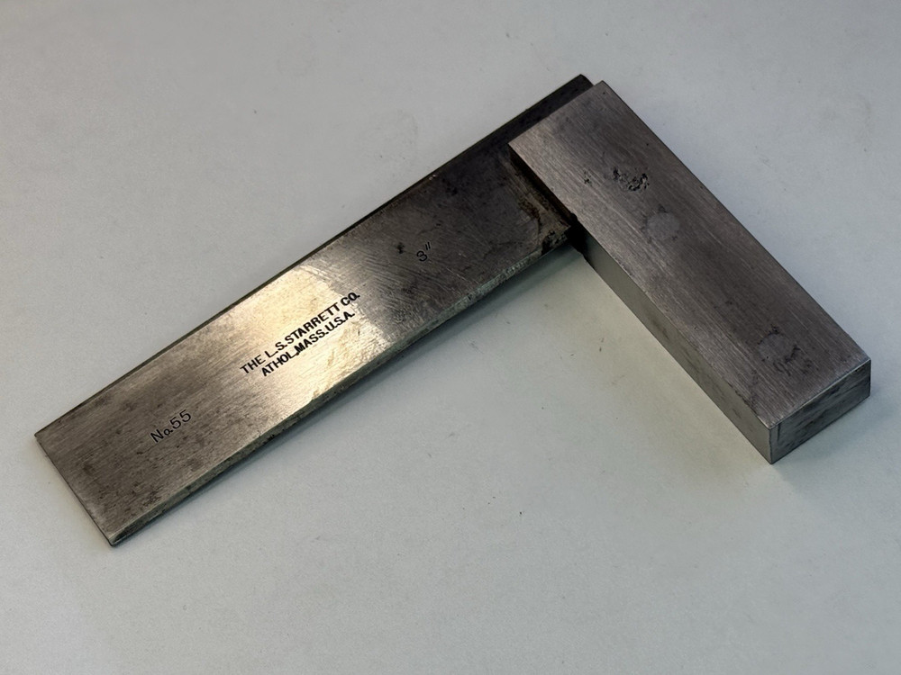 Starrett No.55 3" Square Machine Tools