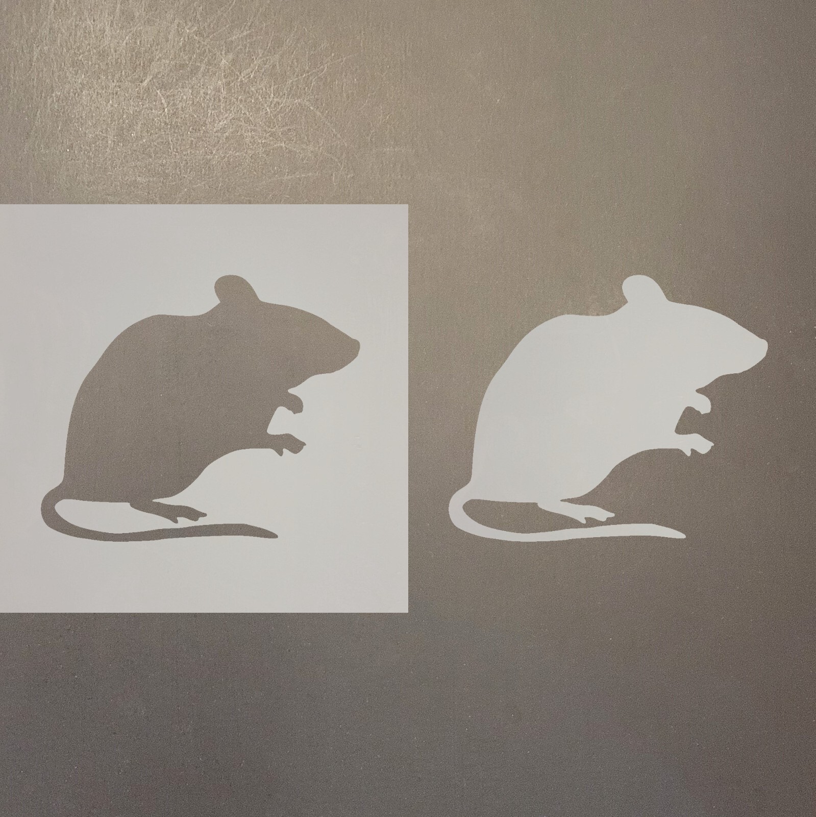 Mouse 1 Plastic Mylar Stencil Airbrush Painting Art Supplies