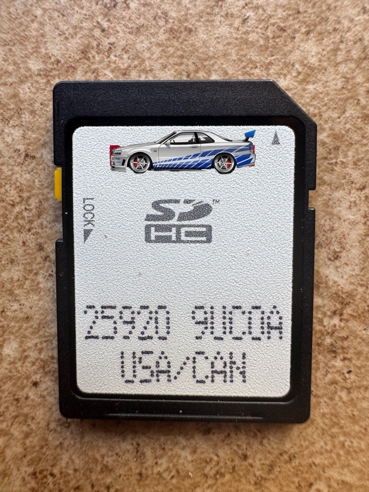Genuine Navigation Memory SD Card U.S Map 25920 9UC0A