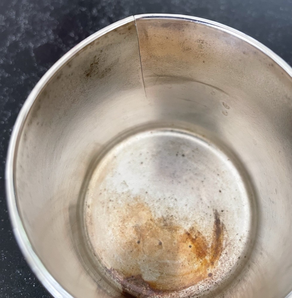 Vintage Rogers Bros. Reflections Silver Plate Baby Cup Engraved “Sunshine”