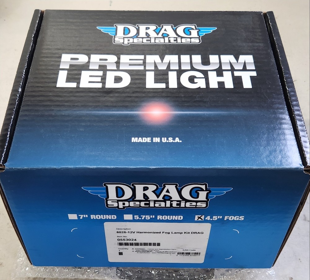 DRAG 4.5" LED Fog Lamp Kit