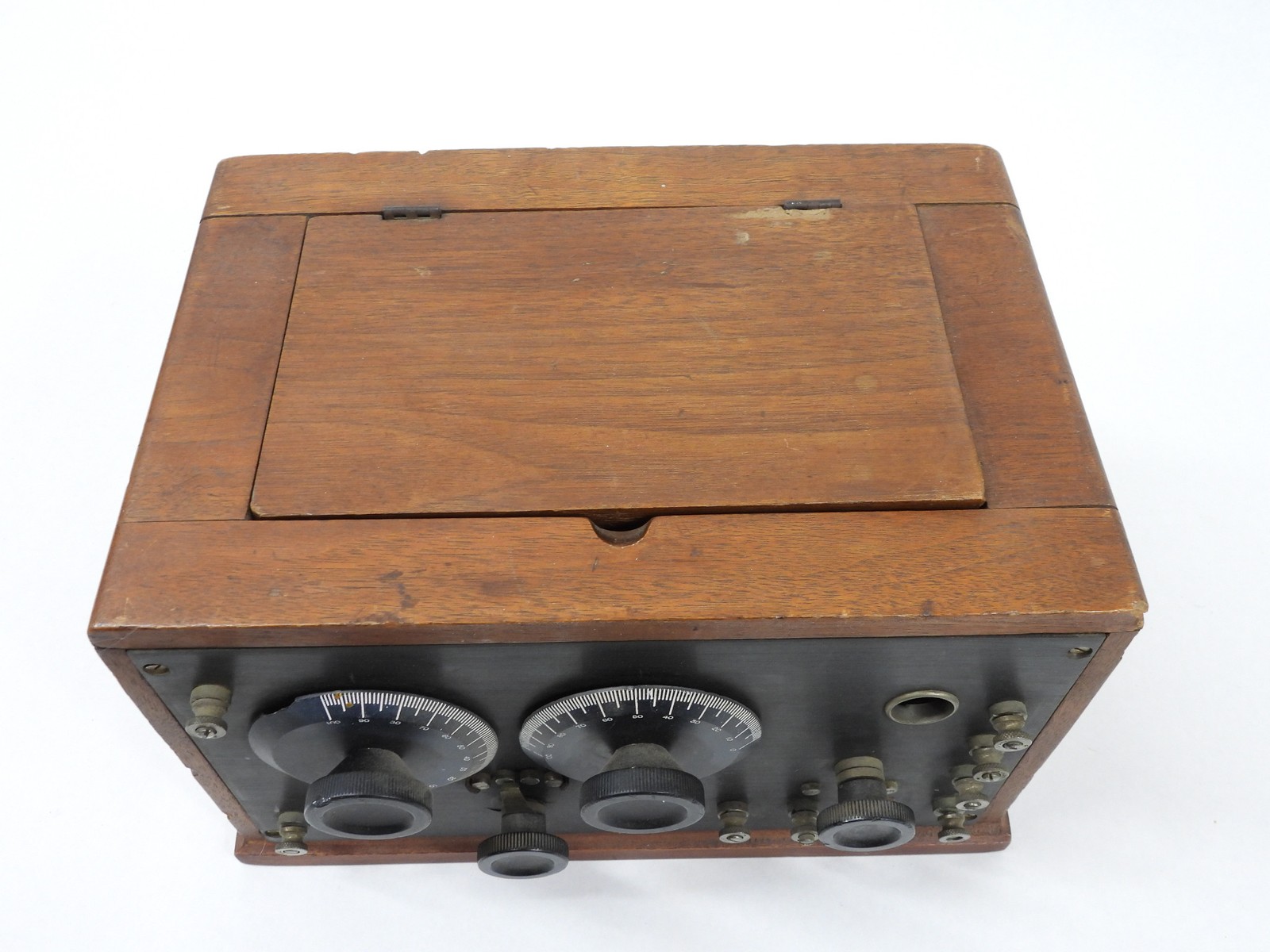 Monroe H McKillip D-7 Antique Regenerative Tube Radio Receiver (nice)