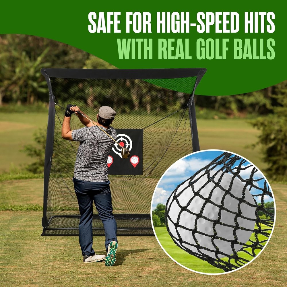 Golf Simulator Net, Net Return, for Garage, Hitting, Backyard, Driving, Indoor/O
