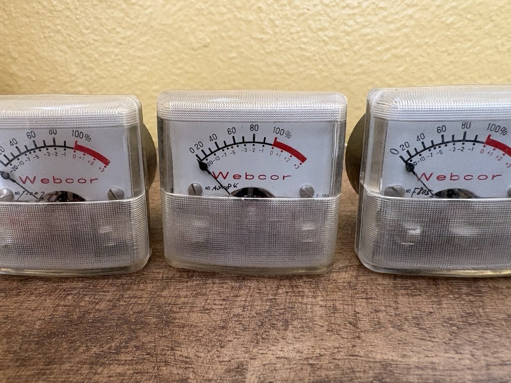 Webcor VU Volume Meter