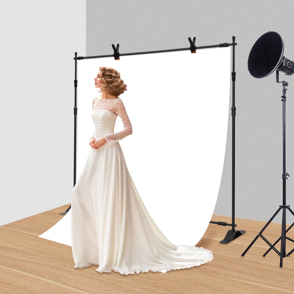 10Ft Adjustable Background Stand Kit - Durable Photography Support Equipment