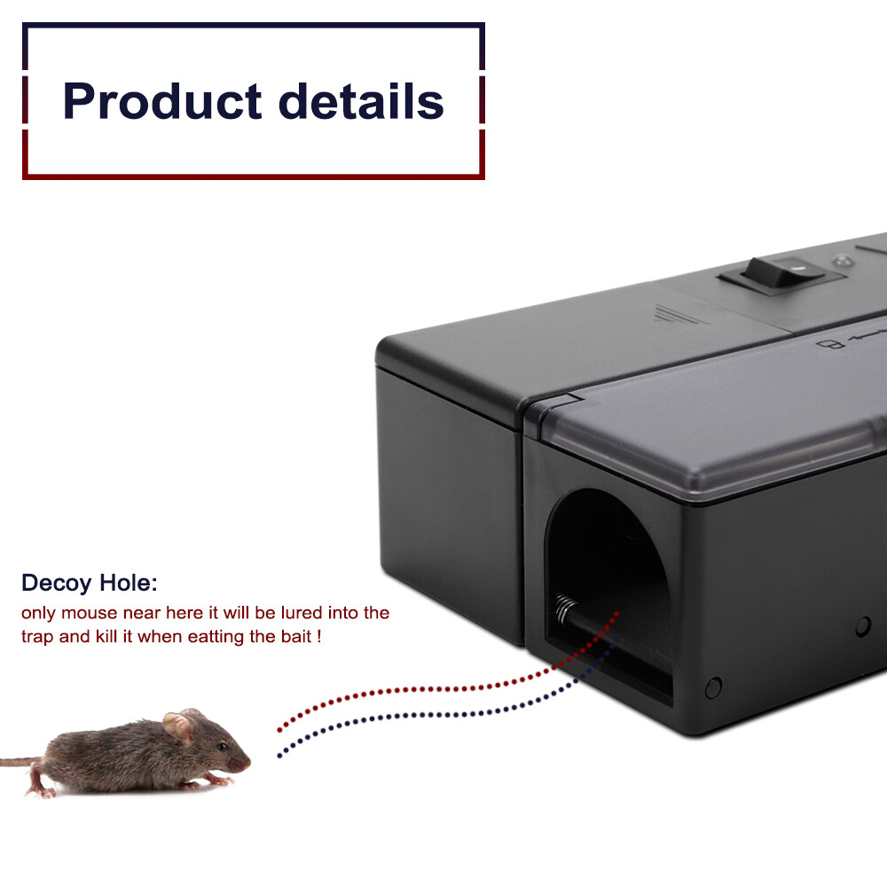 Electronic Mouse Trap Victor Control Rat Killer Pest Electric Rodent Zapper US